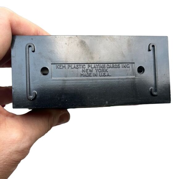 1930’s/1940’s KEM Double Deck "Kent"
Playing Cards Bakelite Plastic Case Vintage - Picture 8 of 11